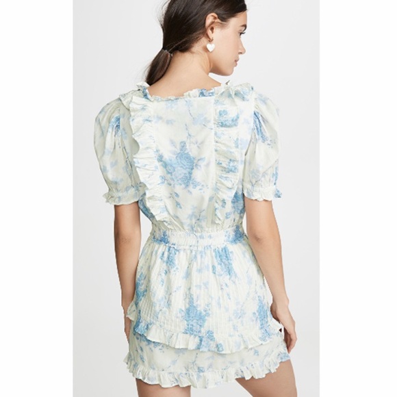 [LoveShackFancy] Sutton Floral Ruffle Dress - Picture 4 of 4